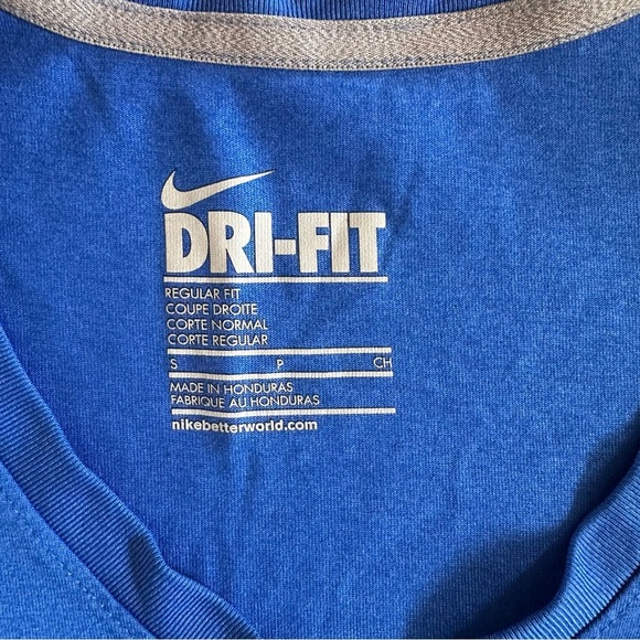 Nike Cobalt Blue Dri-FIT Workout Tee | Women’s S - Picture 6 of 6